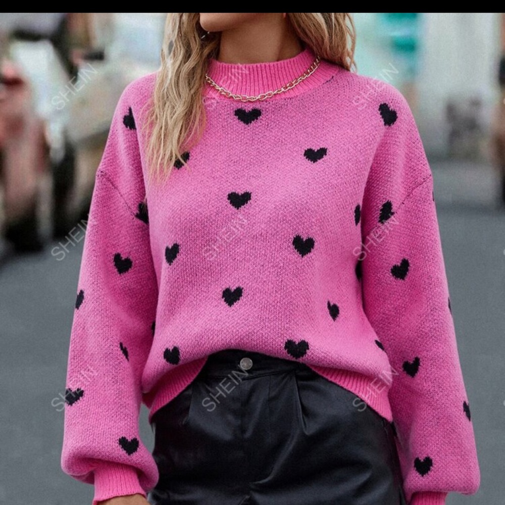 Heart Sweater - Medium